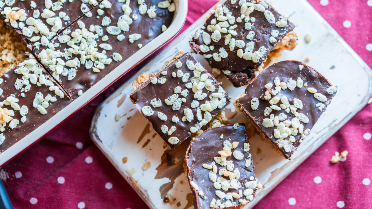 Chocolate, Butterscotch, Pb Rice Krispies Treats