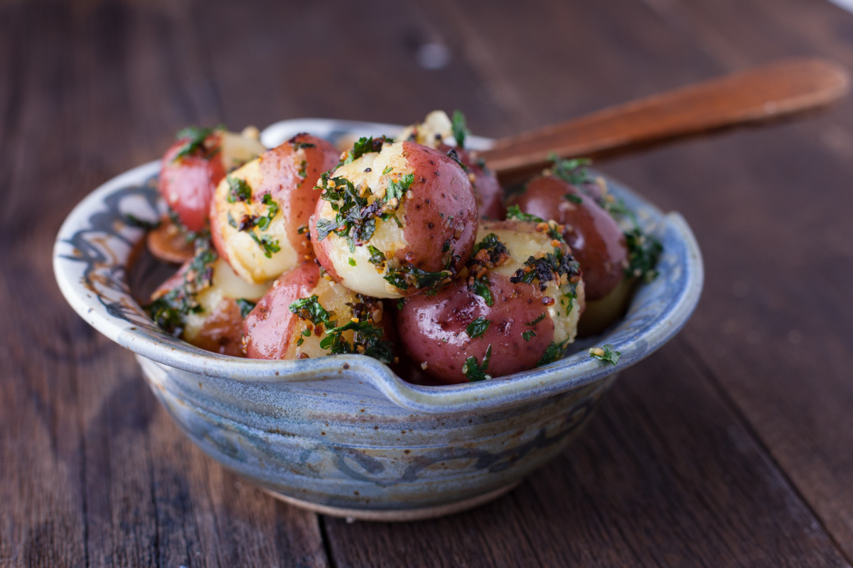 Garlic & Parsley New Potatoes