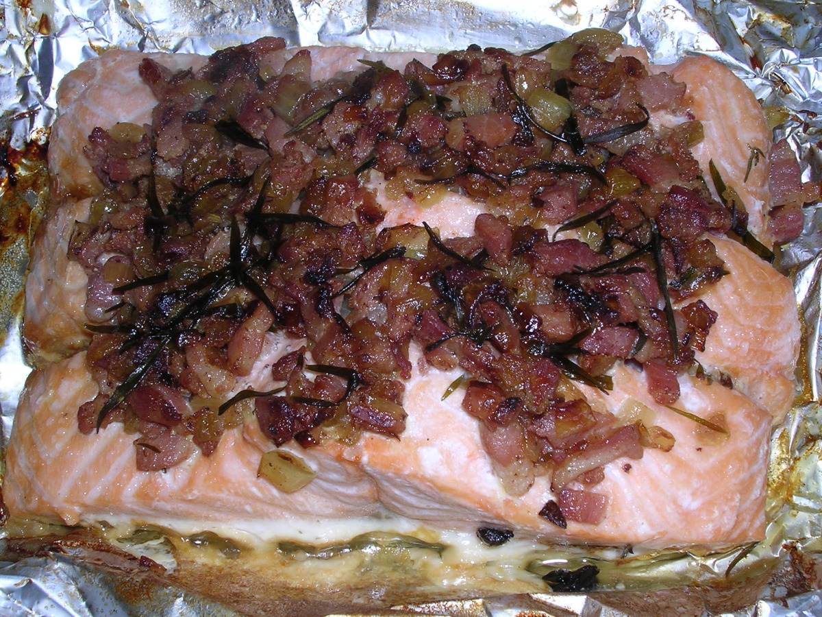 Best Baked Salmon With Tarragon And Bacon Recipes