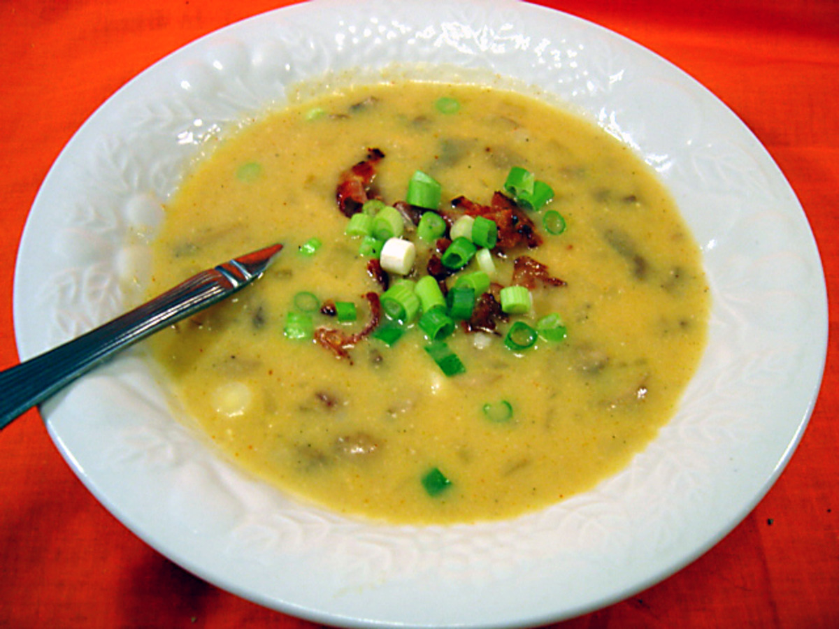 Mashed potato deals soup