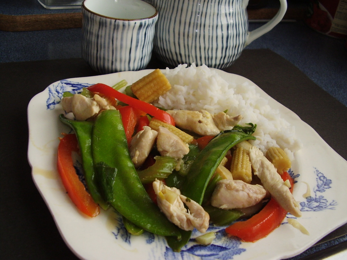 Chicken and Sugar Snap Stir-fry