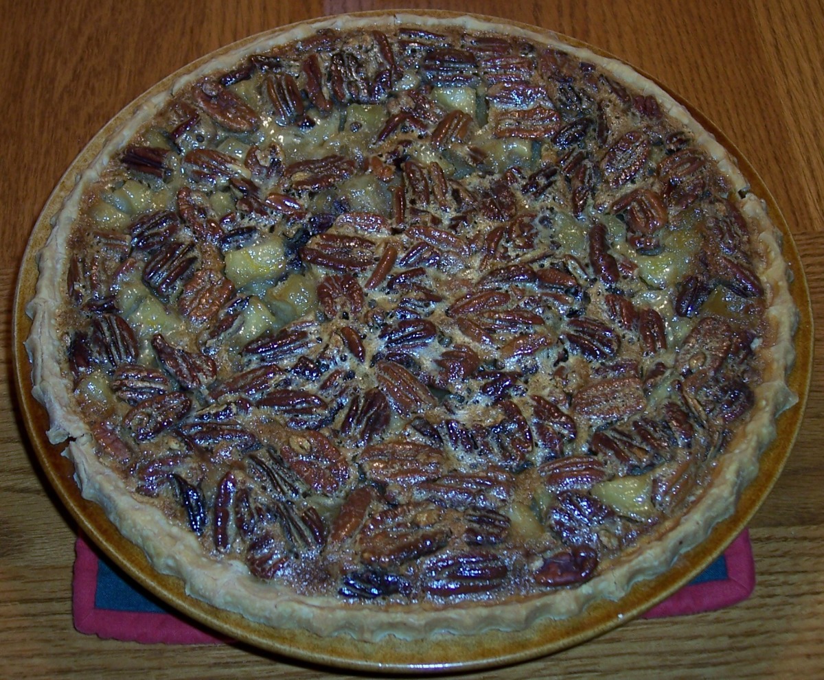 Caramelized Apple Pecan Pie