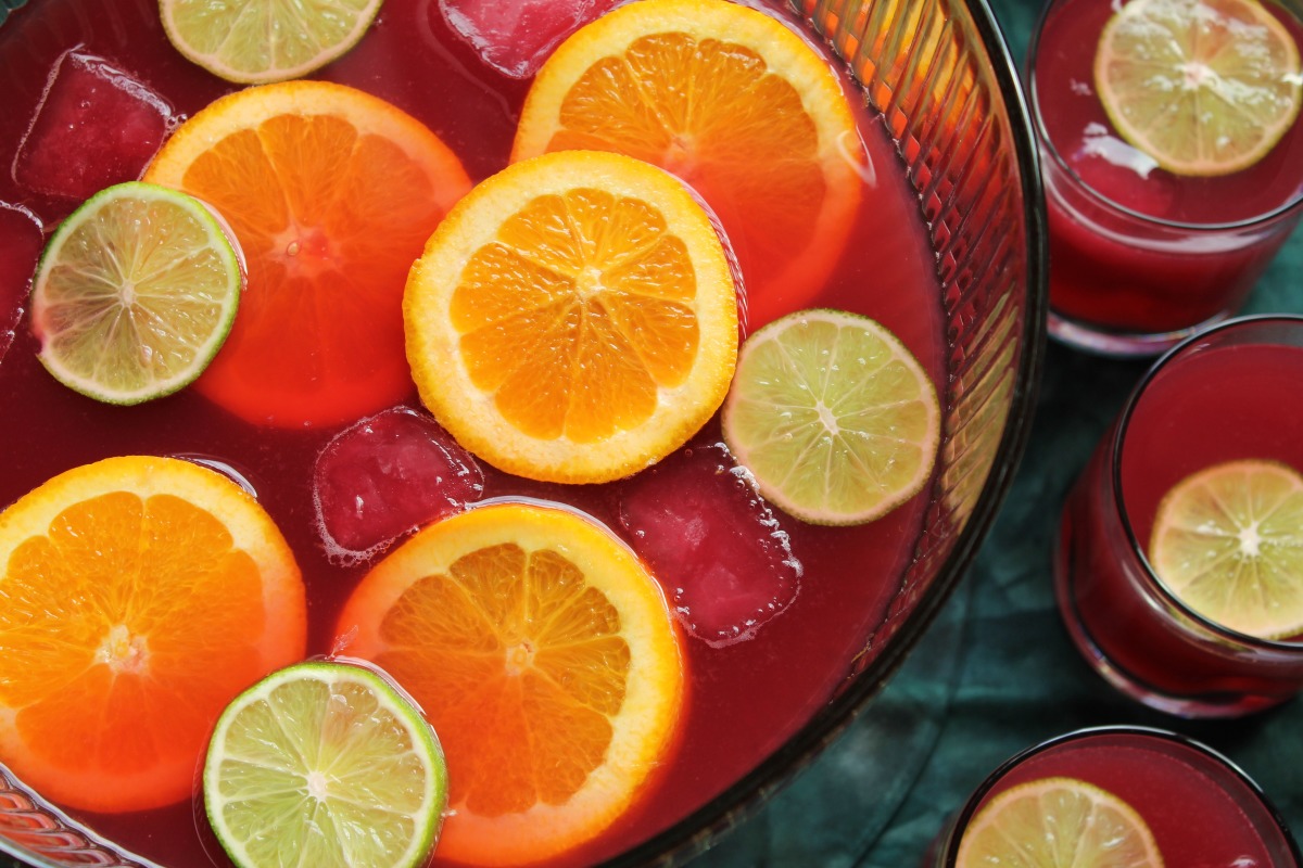 Citrus Cranberry Punch - Together as Family