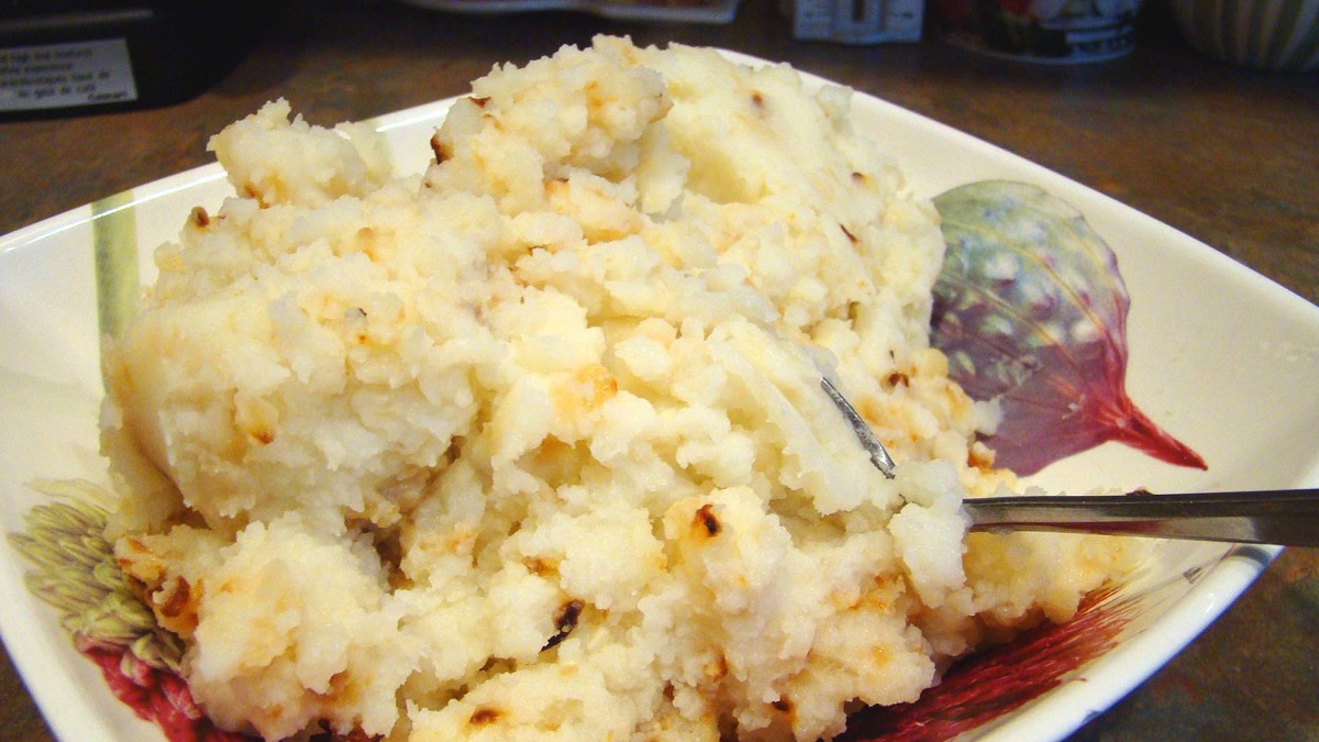 Mashed Garlic & Onion Potatoes image