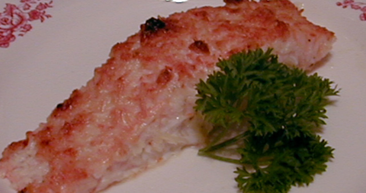 Salmon With Parmesan Crust image