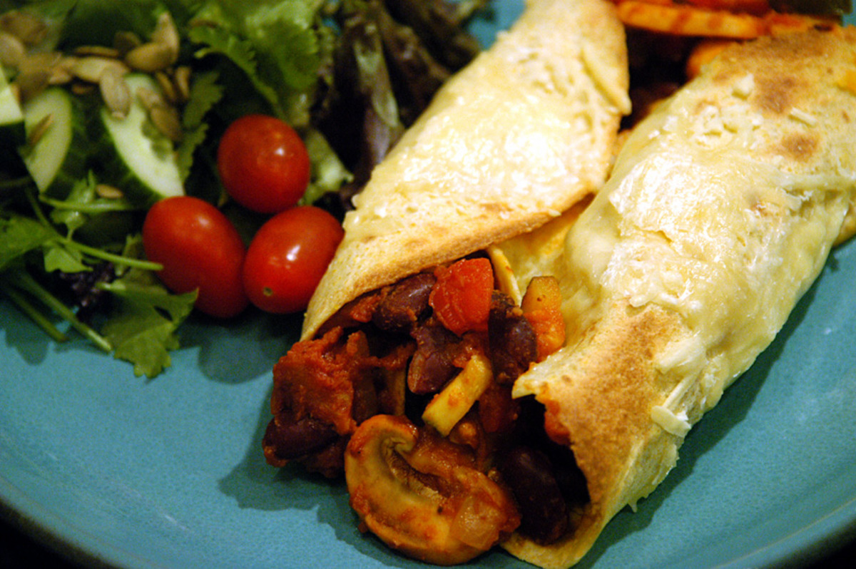 Sylvie's Vegetable Stuffed Tortillas_image