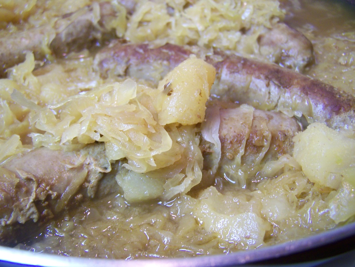 Italian Sausage and Sauerkraut image