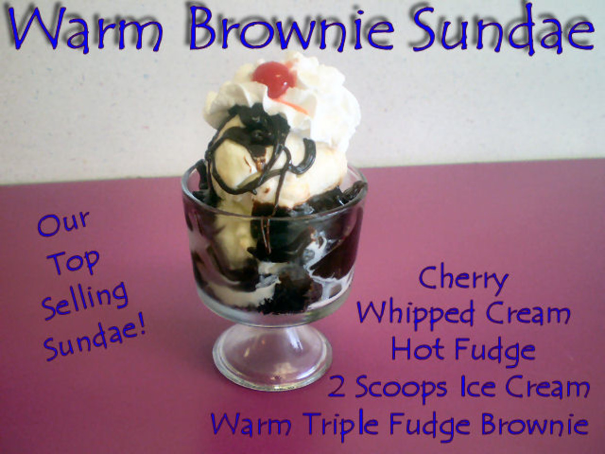 Chill Out Warm Brownie Sundae
