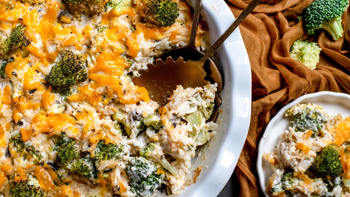 No Cheese-Whiz Broccoli Rice Casserole-image
