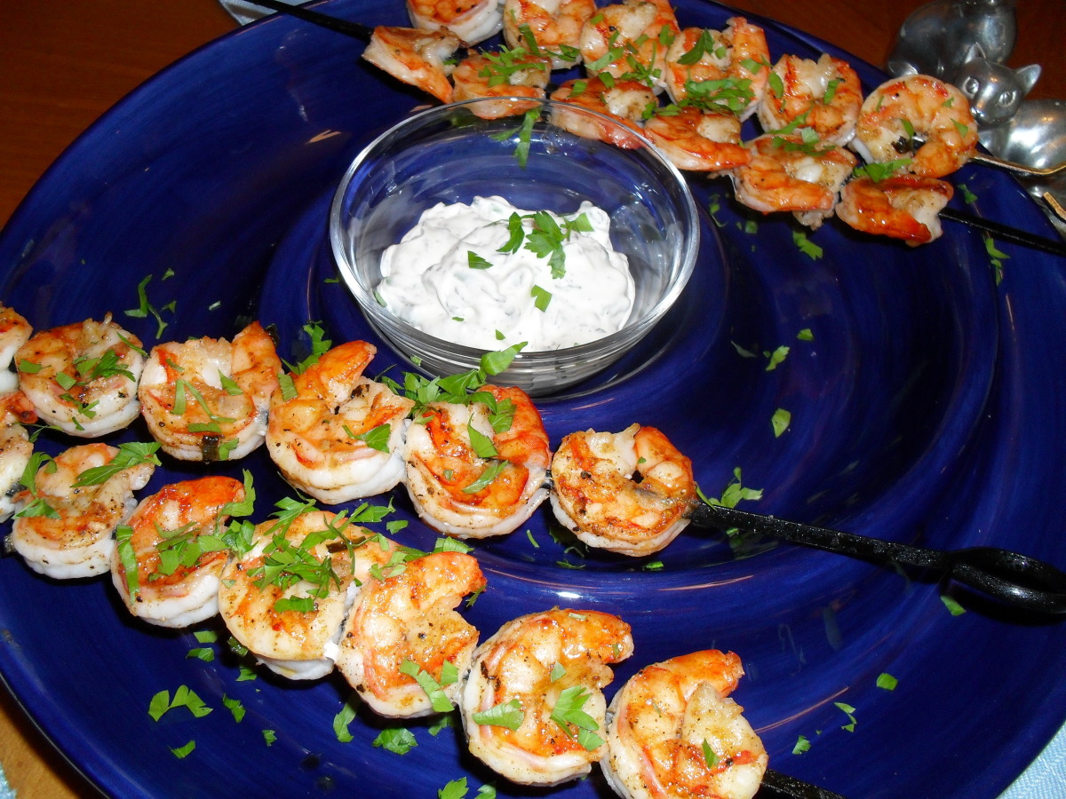 Broiled Shrimp With Herbed Mayonnaise