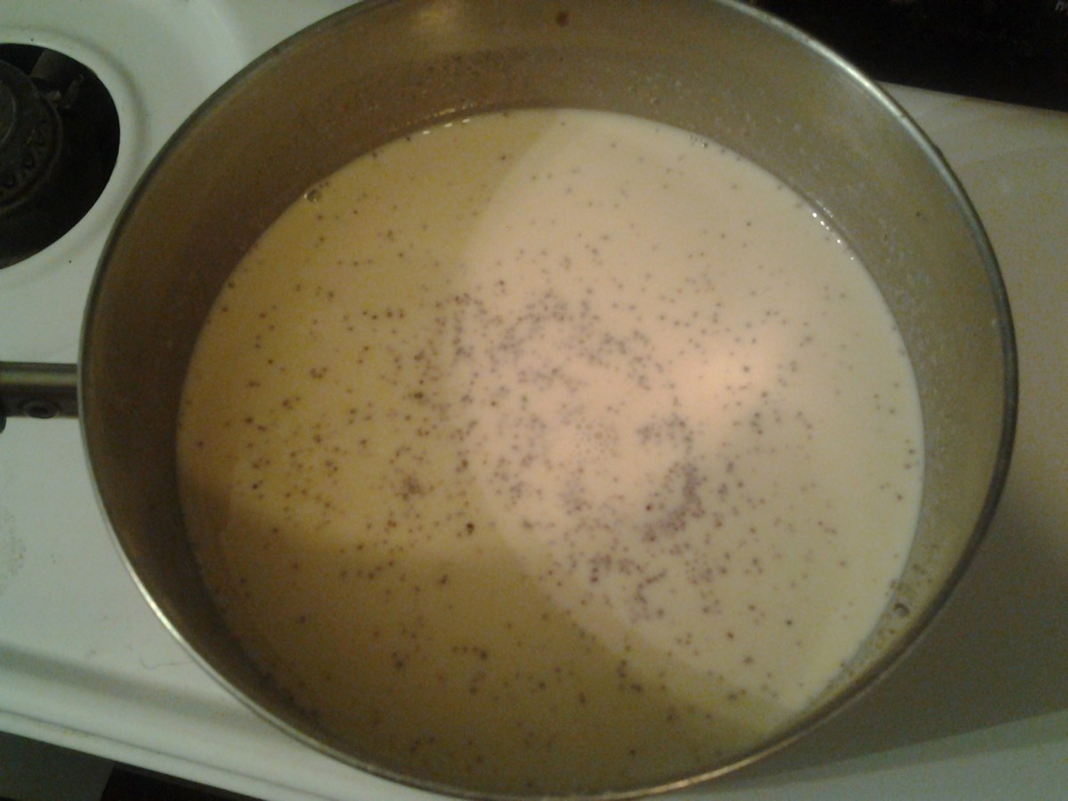 Creamy Cooked Eggnog