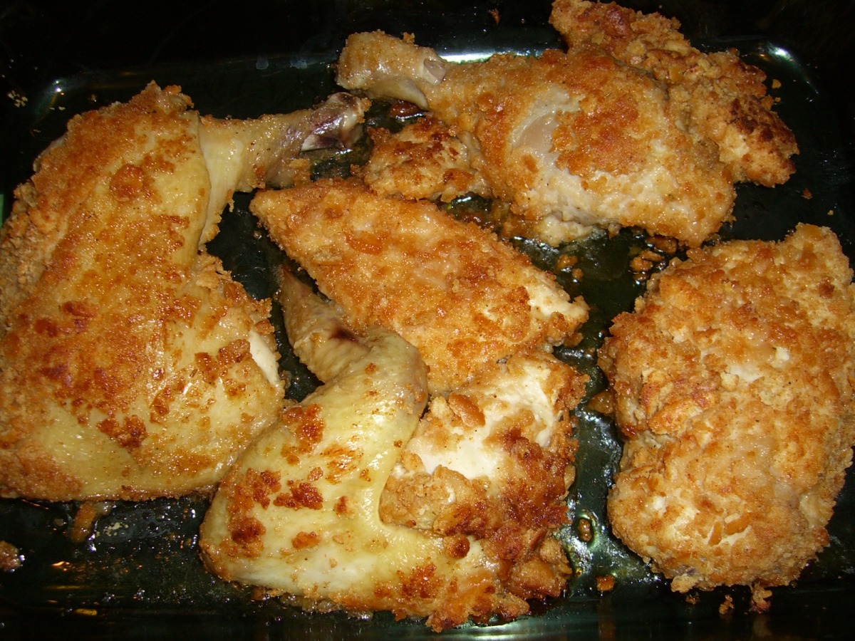 Amish Baked Fried Chicken Recipe