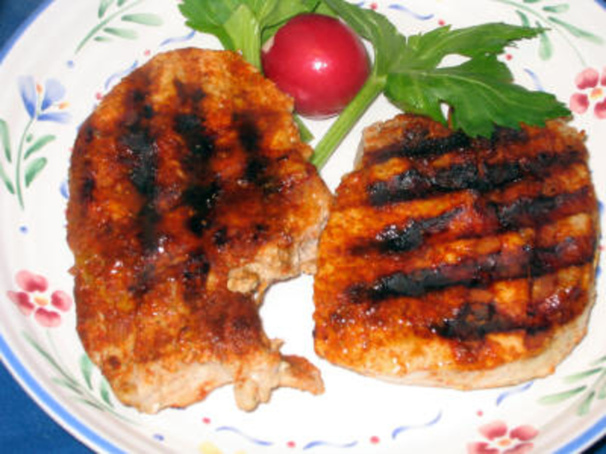 BBQ Peppered Pork Cutlets