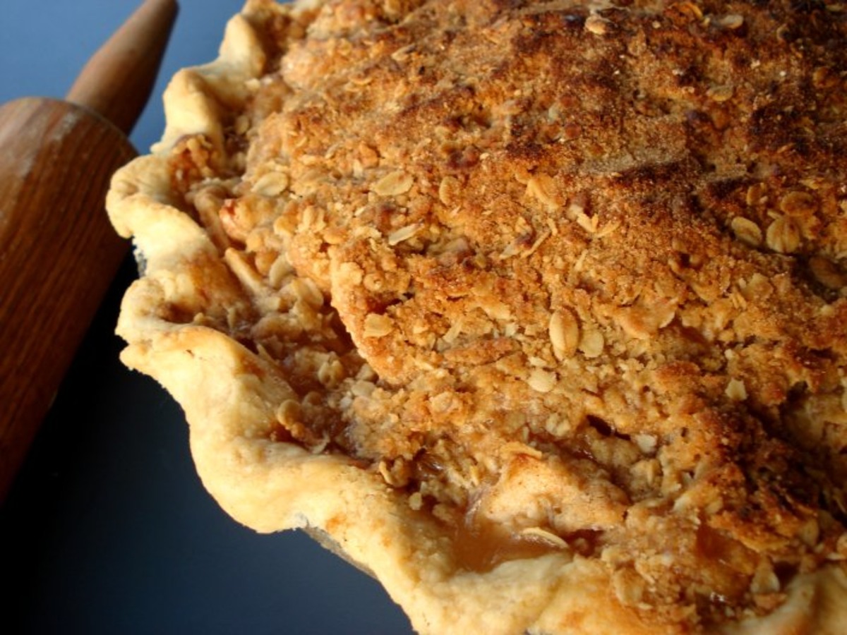 Oatmeal Crumb Topping for Pies_image