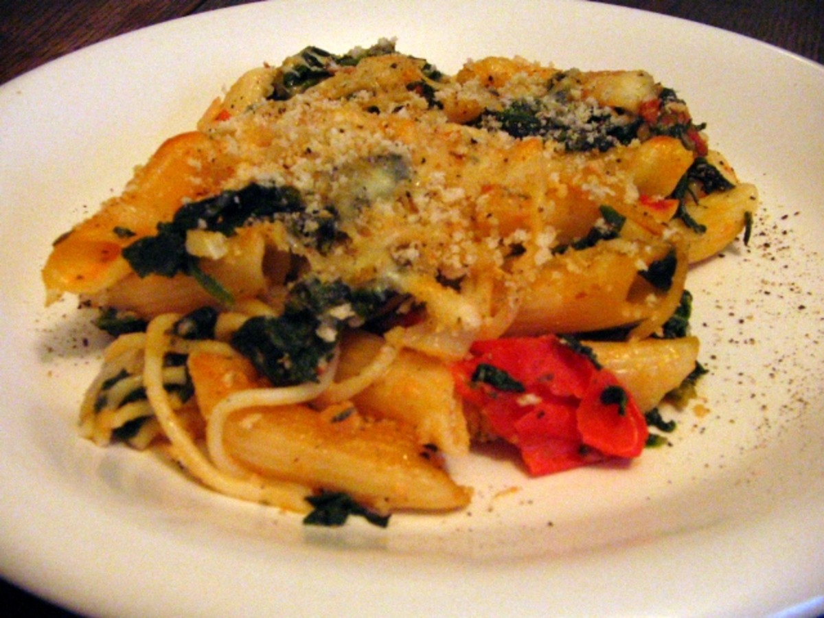 Penne and Spinach Bake_image