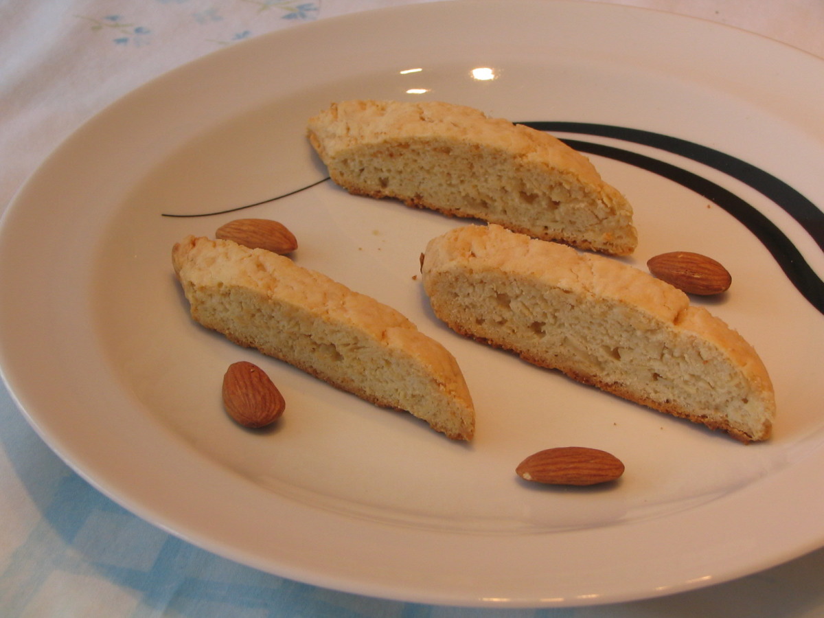 Double Almond Biscotti Recipe Food Com