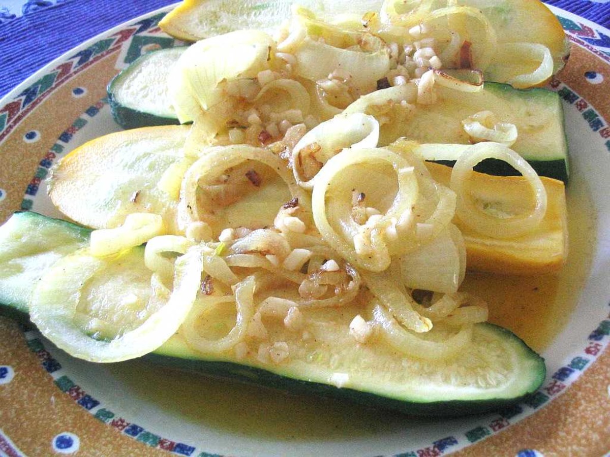 Baby Zucchini Boats