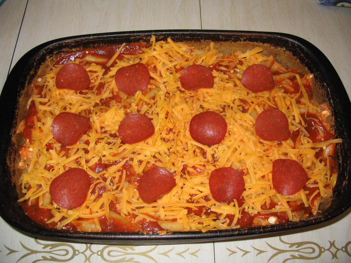 Ziti Pepperoni Casserole Recipe