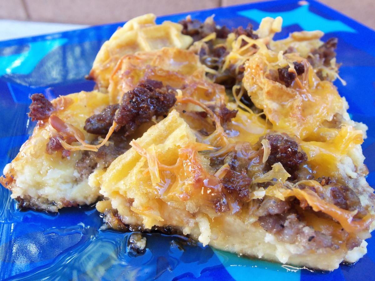 Waffle Breakfast Casserole Recipe