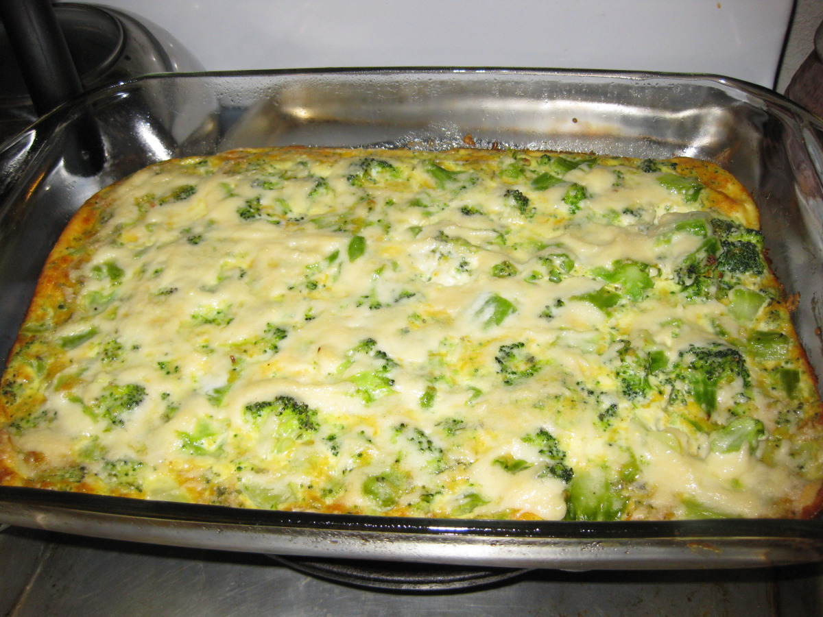 No-Crust Broccoli Quiche-image