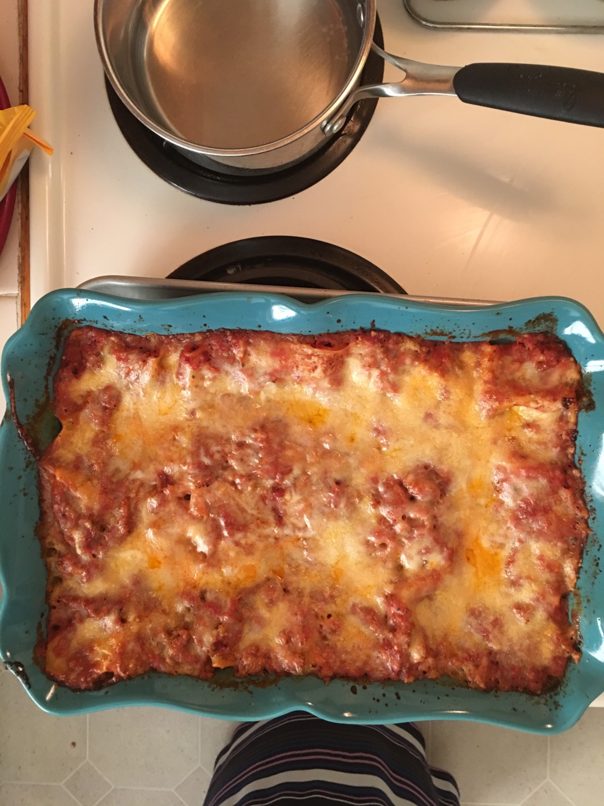 Spinach Lasagna (Easy No-Boil Method)-image