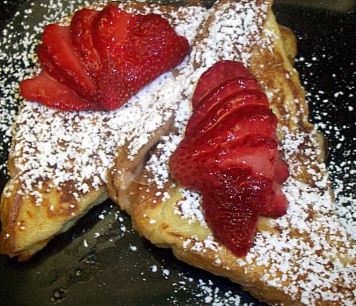 Charmie's Strawberry Stuffed French Toast