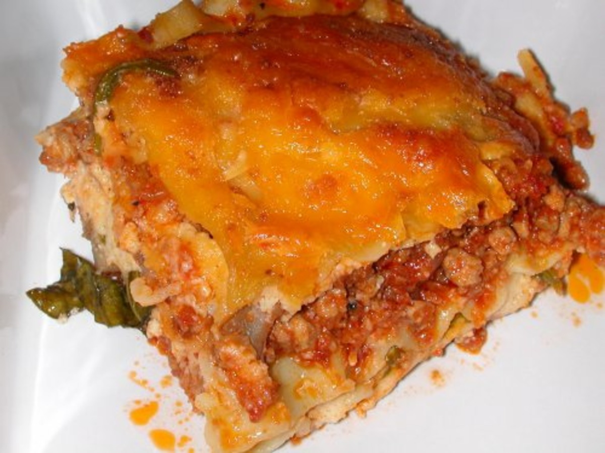 Steak and Spinach Lasagna image