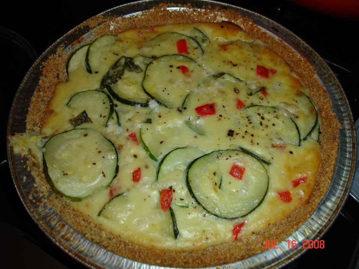 Cheesy Zucchini Quiche Recipe