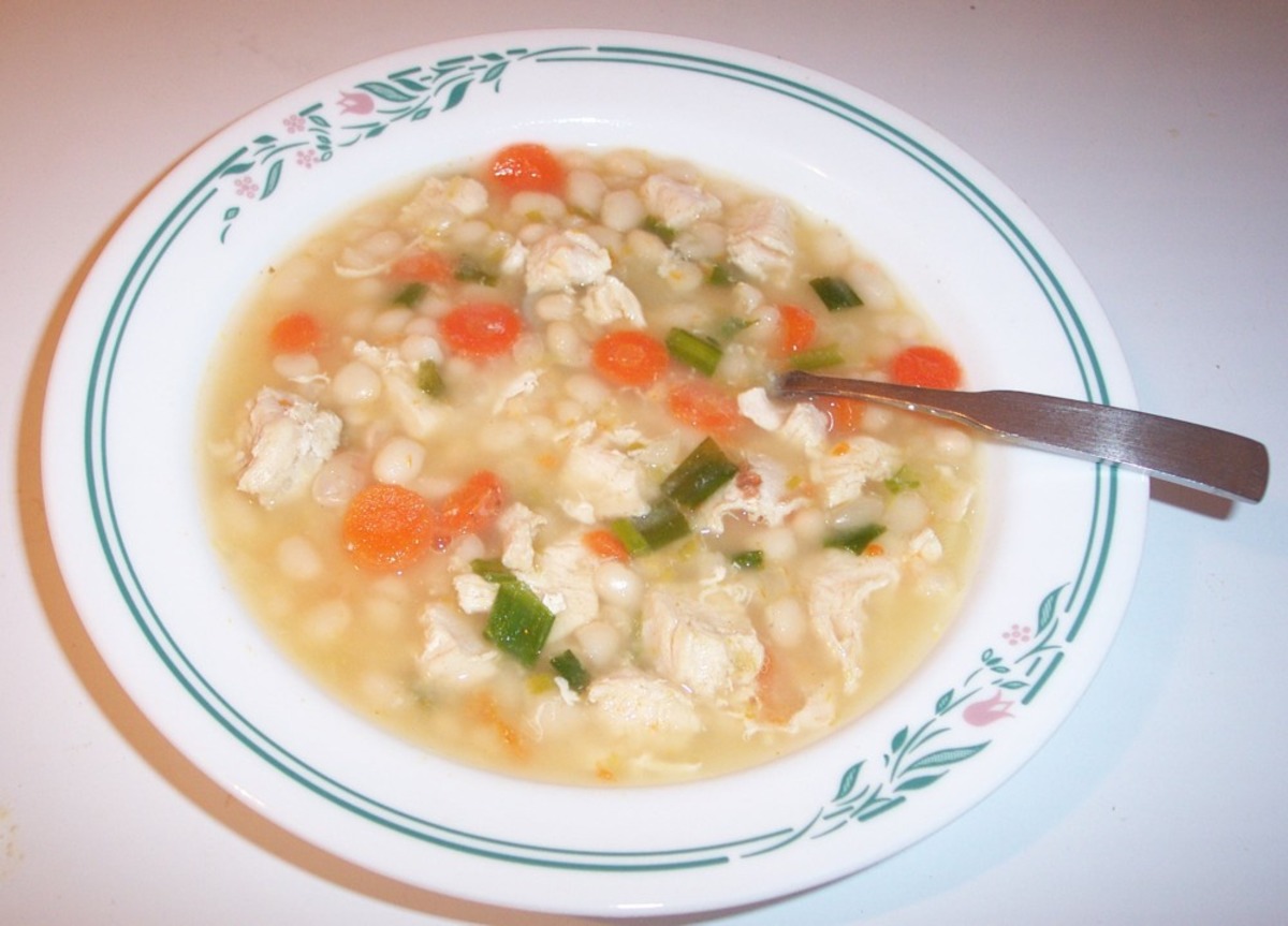 Navy Bean Soup With Chicken image
