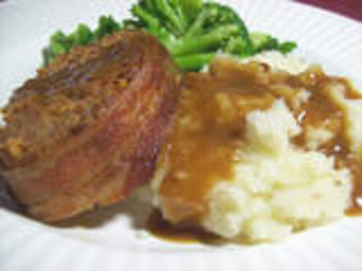 Bacon Wrapped Sausage Meatloaf_image
