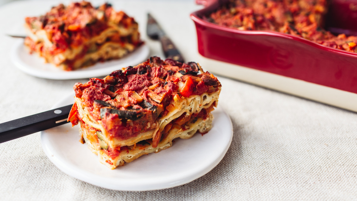 Vegan Veggie Lasagna image