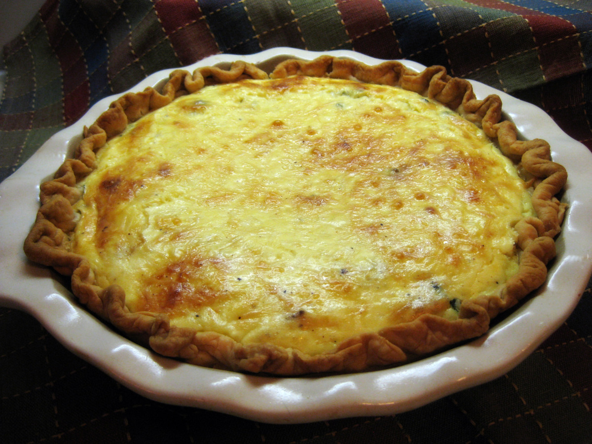 Spinach, Bacon and Mushroom Quiche Recipe - Food.com