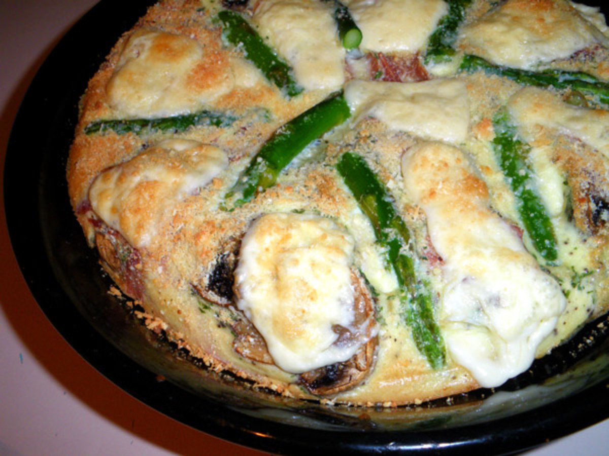 Asparagus and Mushroom Frittata