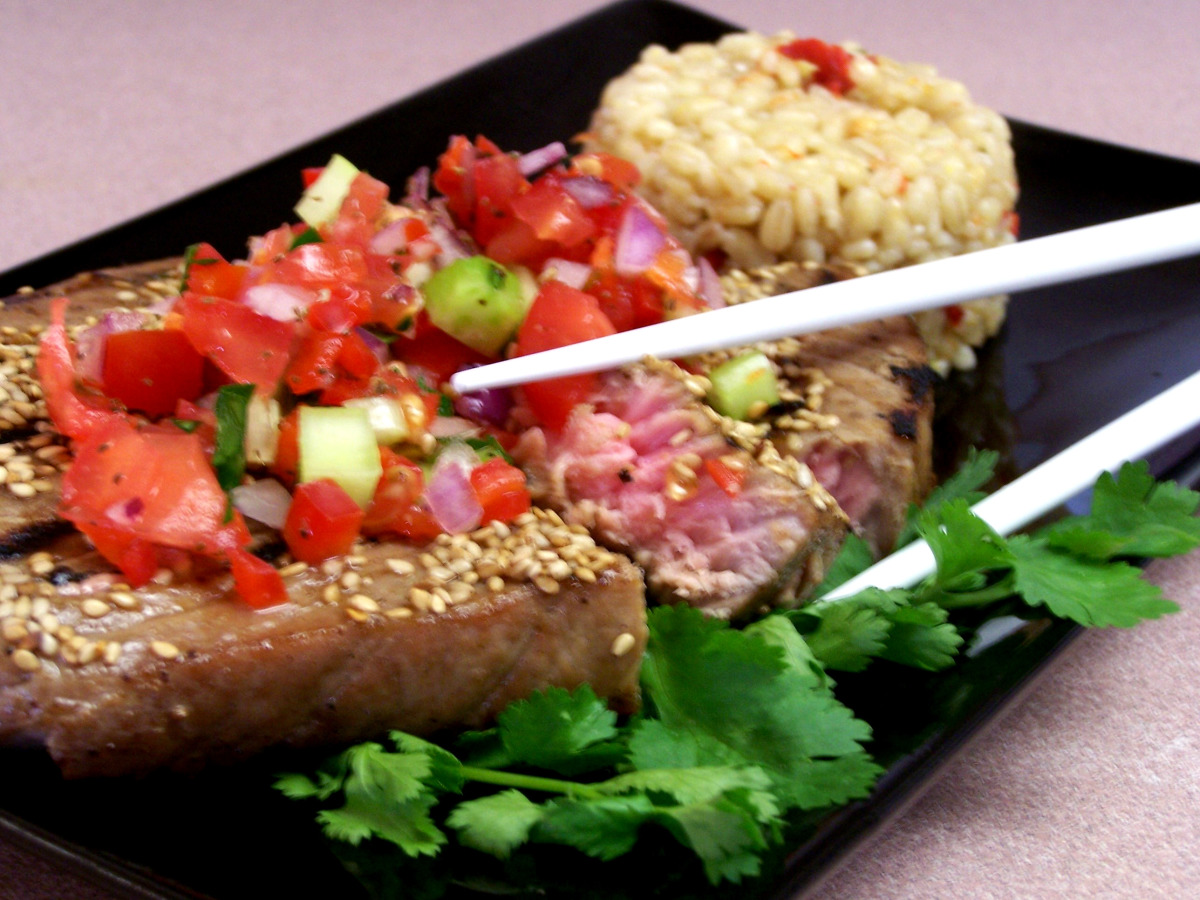 Broiled tuna steak discount recipe