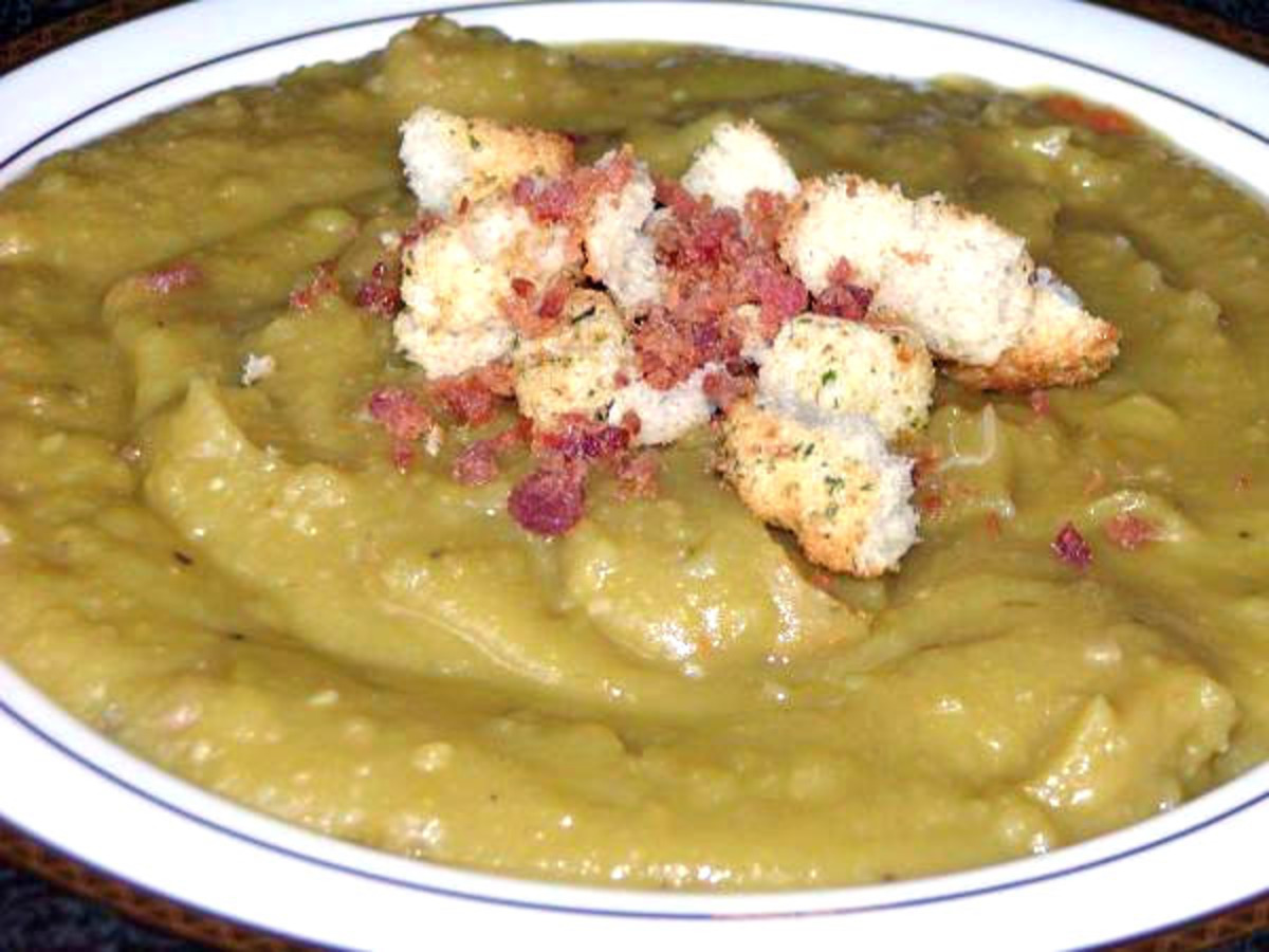 Hearty Split Pea Soup!