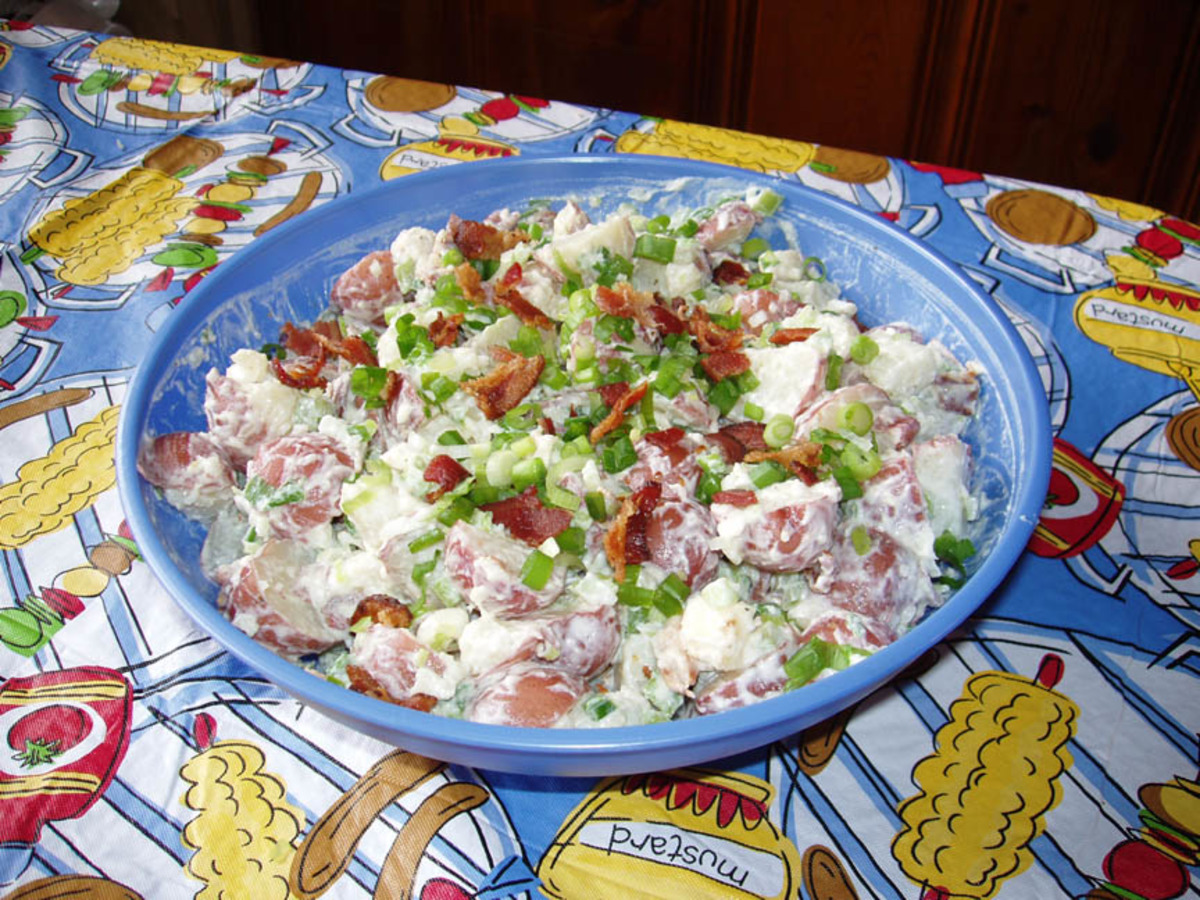 Scallion and Bacon Potato Salad image