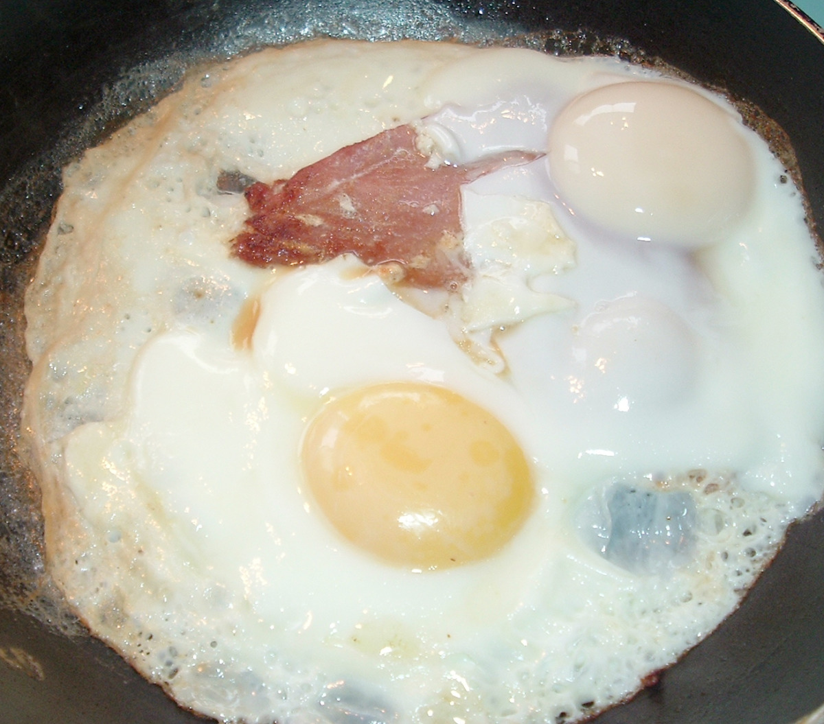 Ham and eggs - Schinken mit Ei_image