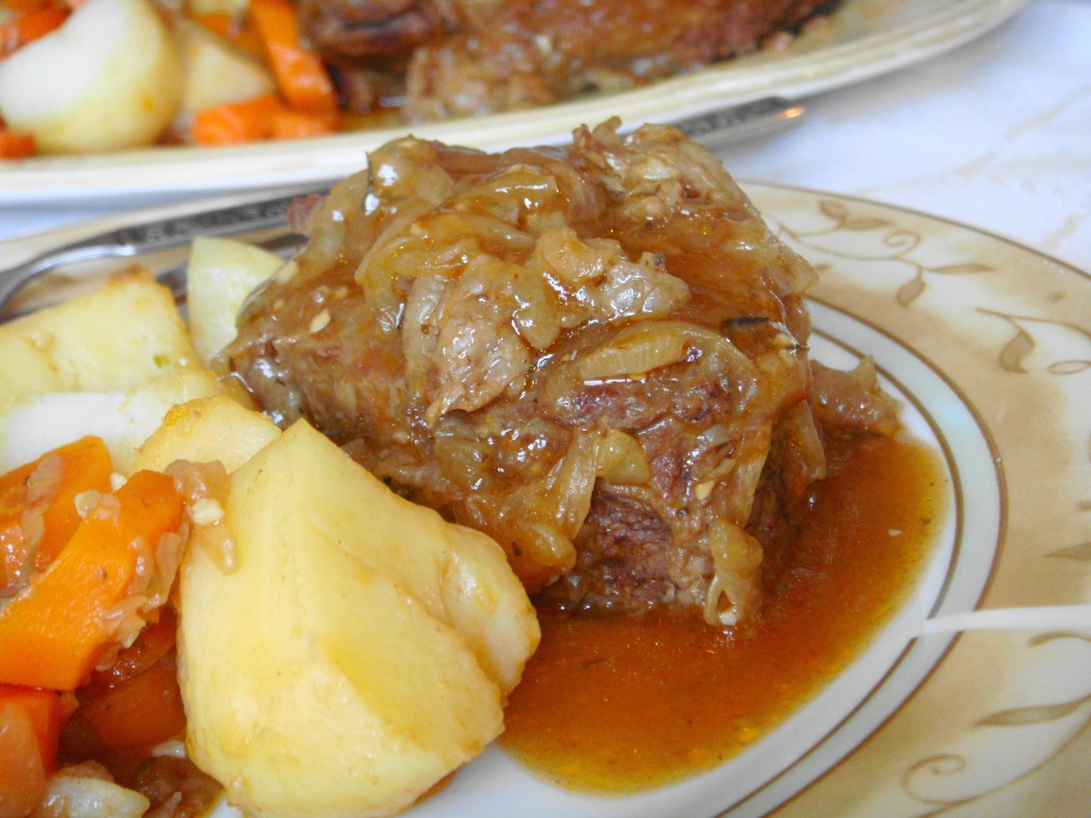Savory Pot Roast With Pan Gravy (Oven or Crock Pot)