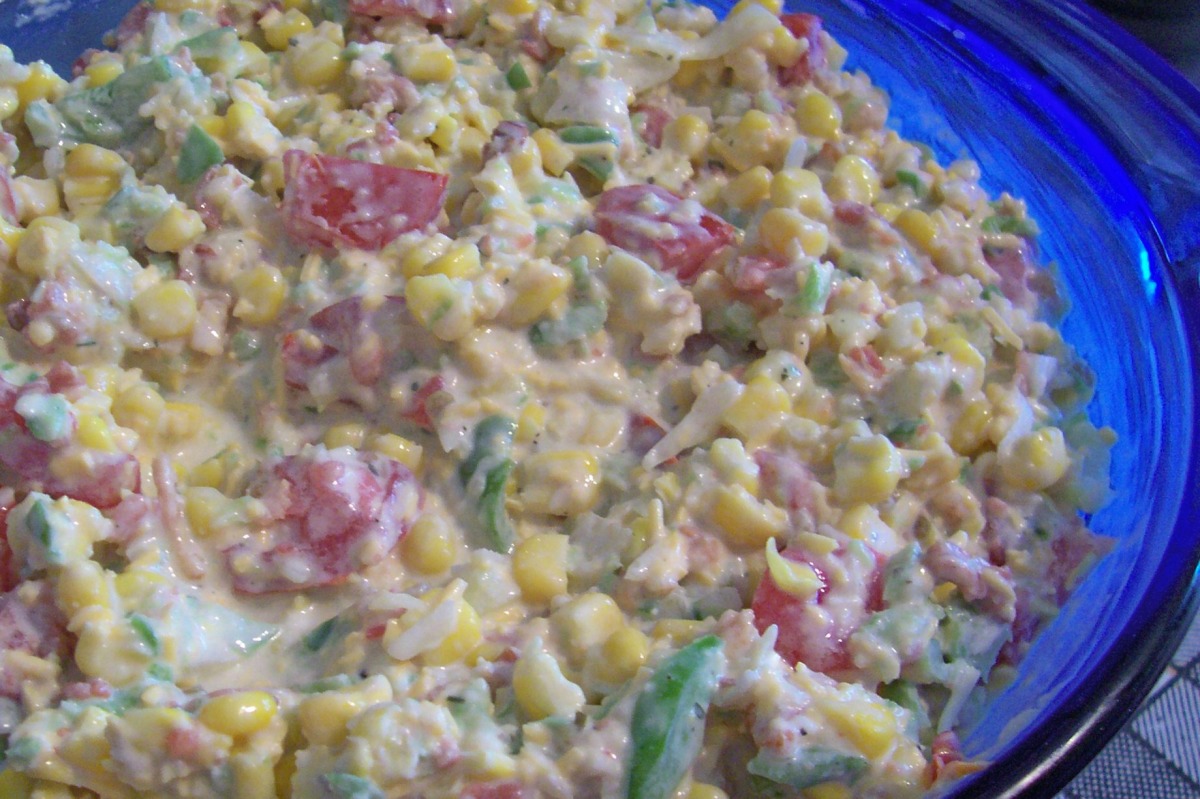 Bacon Ranch Corn Salad