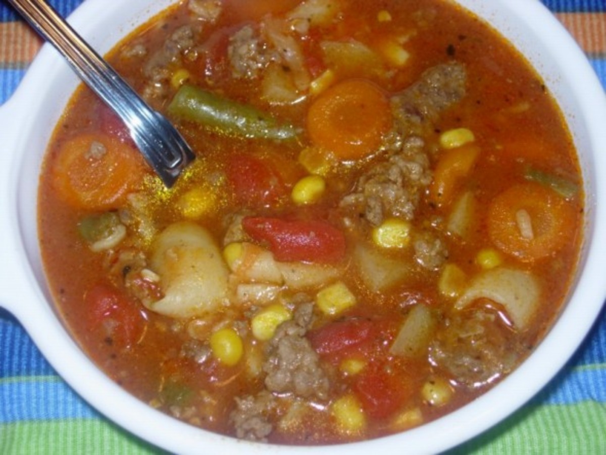 Pioneer Woman Hamburger Soup Recipe - CookCrews.com