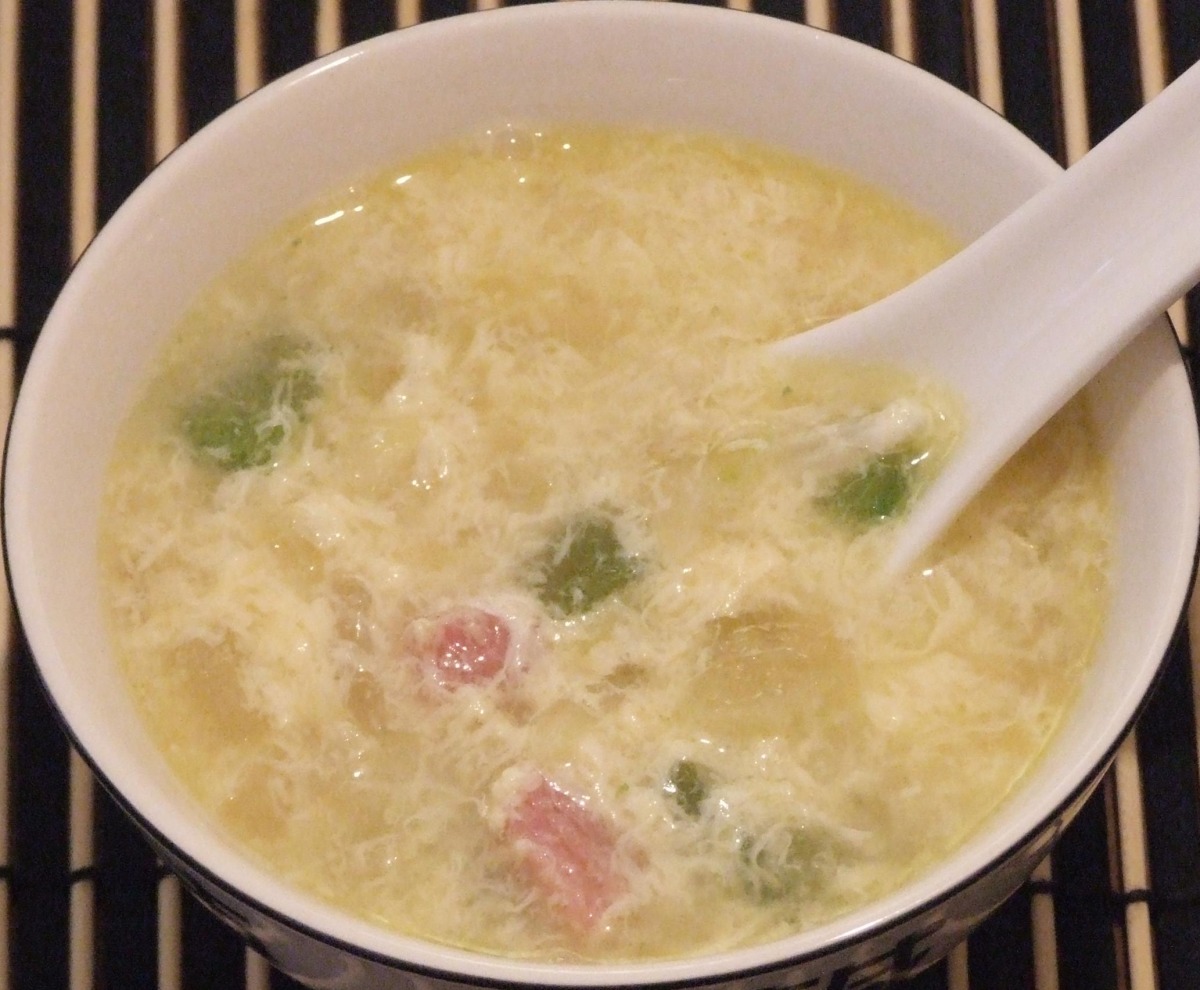 Ham and Egg Drop Soup