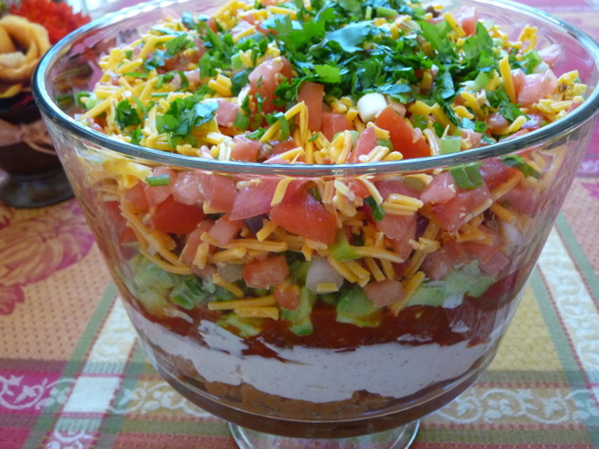 5 Layer Mexican Dip Or Nachos Supreme Recipe Food
