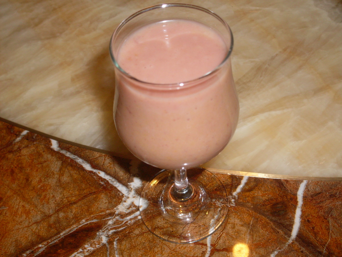 Peach Cherry Smoothies-image