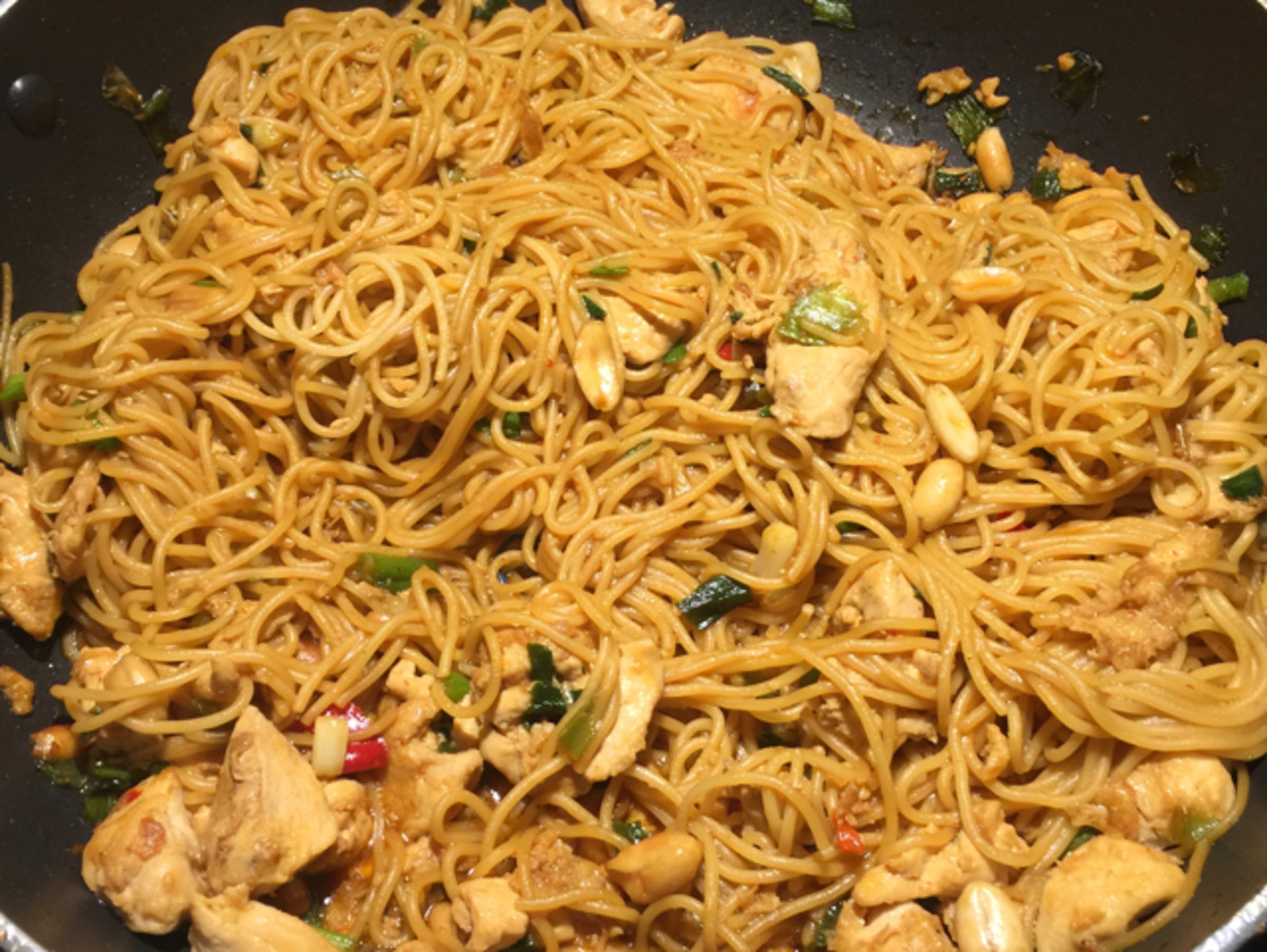 California Pizza Kitchens Kung Pao Spaghetti Recipe Food Com