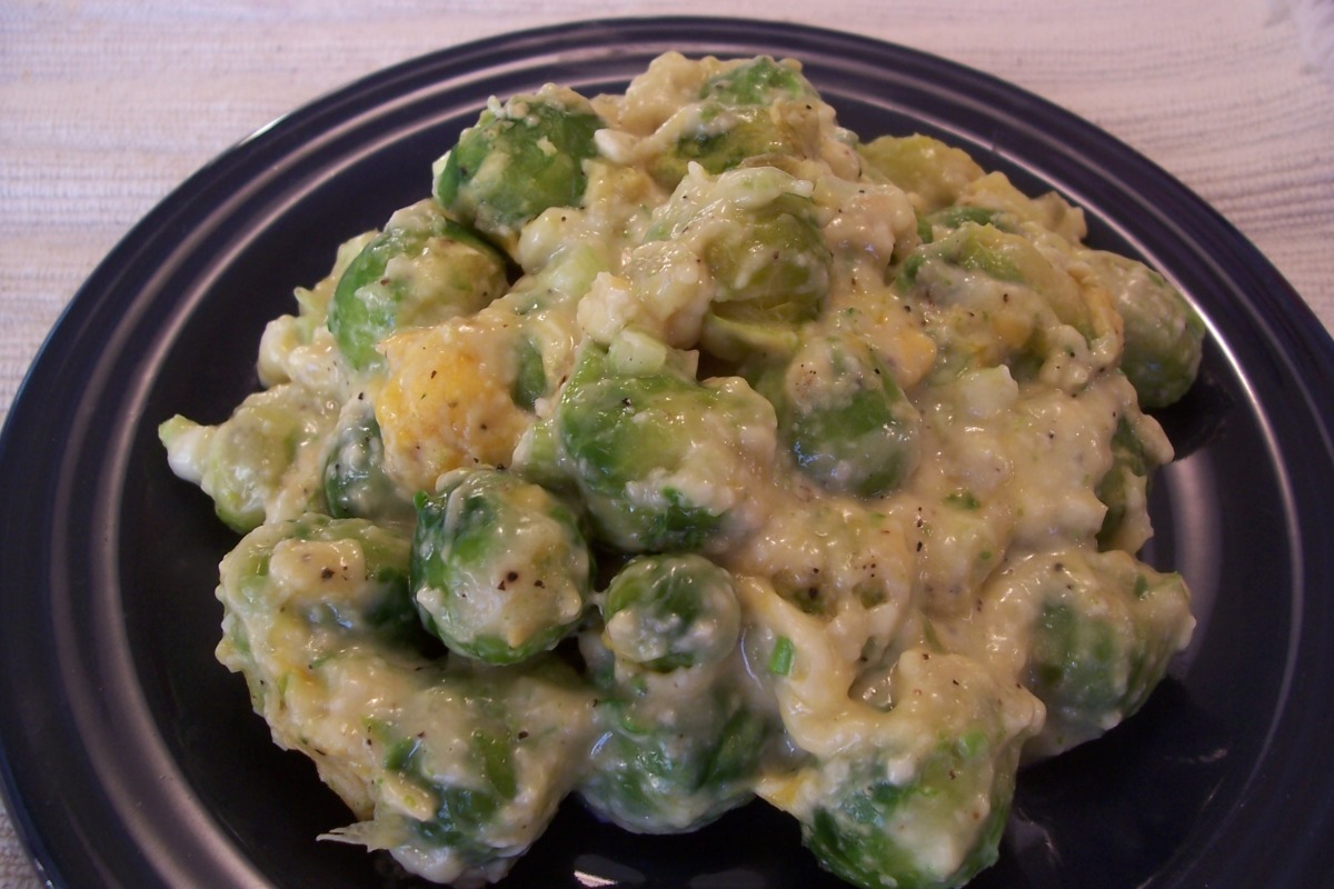 Creamy Baked Brussels Sprouts image