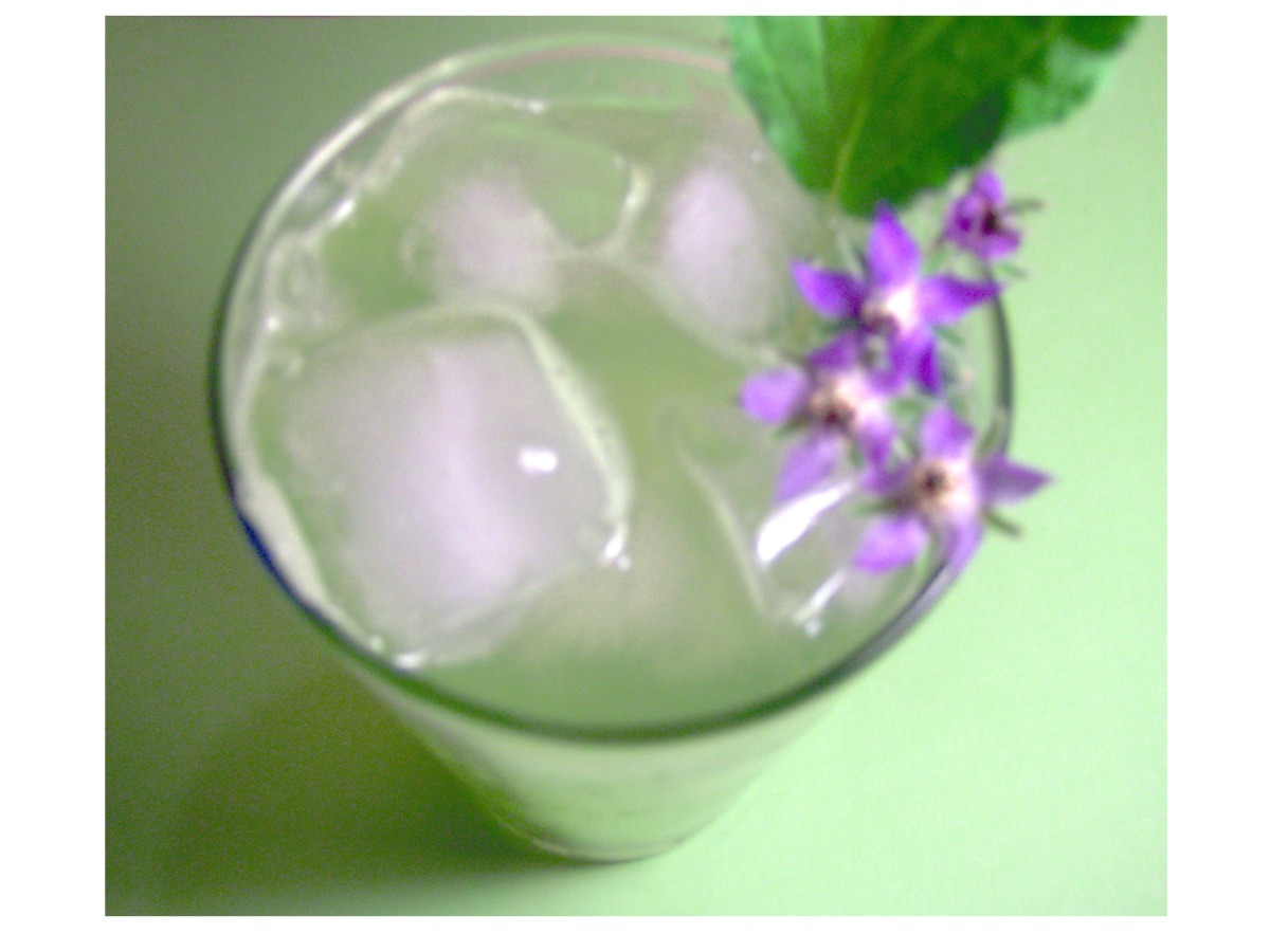 Borage-flavored Lemonade