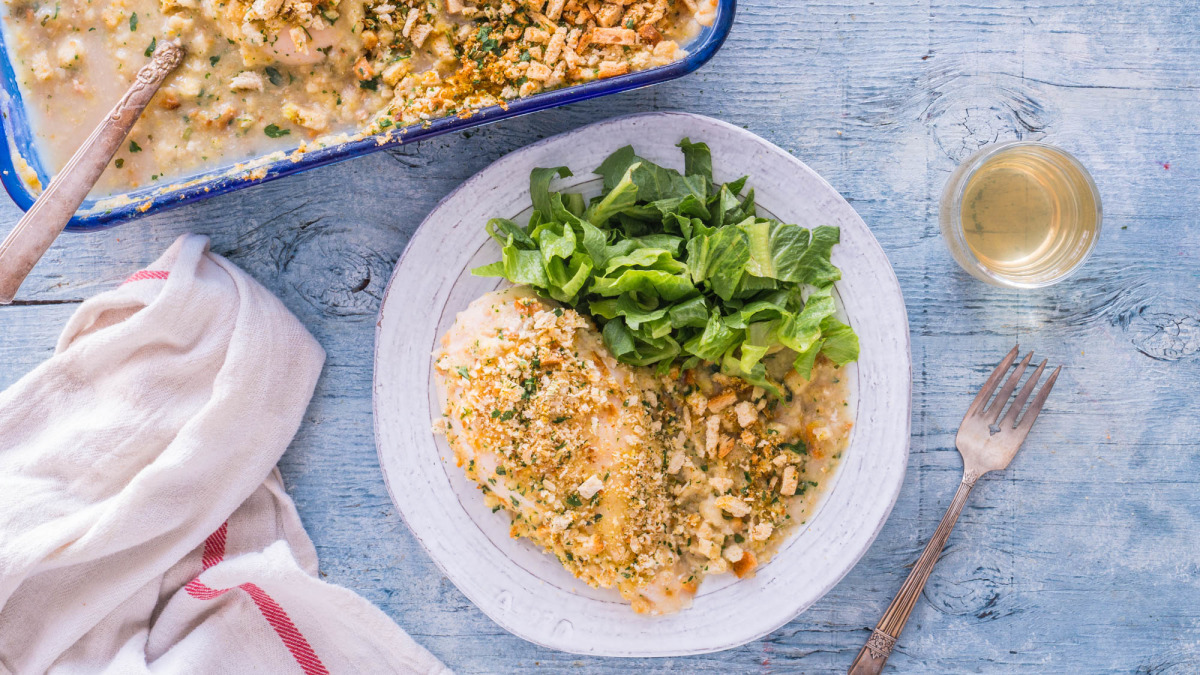 Boneless Chicken Breasts With Stuffing Mix-image