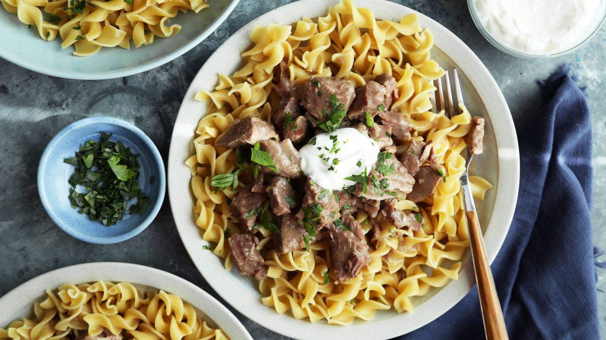 Easy Beef Stroganoff