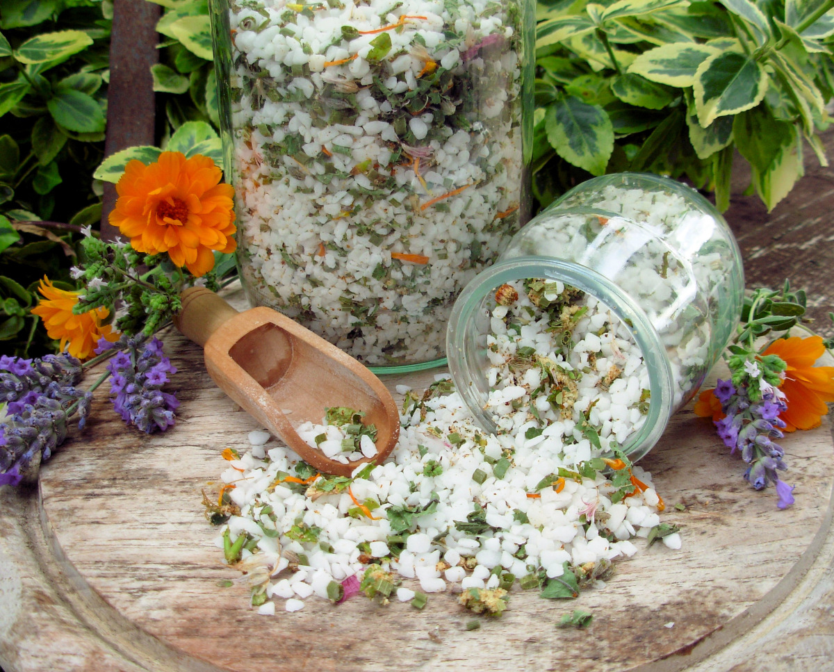 Flower and Herb Salt