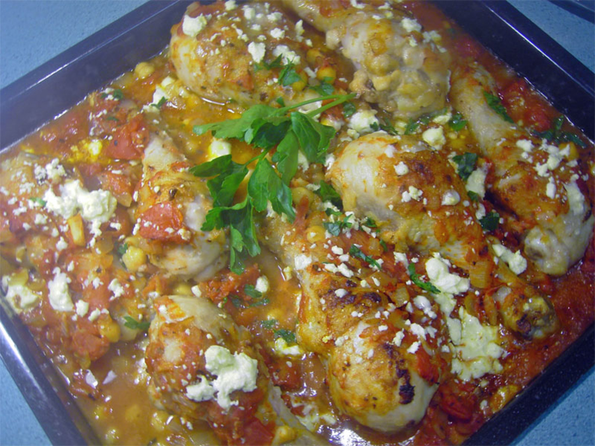 Chicken and Chickpea Bake